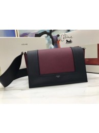 Celine frame Bag Original Calf Leather 5756 Wine.black JH06107qL41