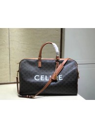 Celine LARGE VOYAGE BAG IN TRIOMPHE CANVAS 191472 tan JH05860Am73