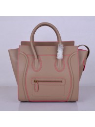 Celine Luggage Tote Bag Original Leather 8802-2 Light Pink JH06328iR14
