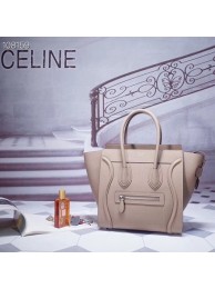 CELINE MICRO LUGGAGE HANDBAG IN LAMINATED LAMBSKIN 167793-12 JH05890YR22