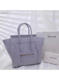 CELINE MICRO LUGGAGE HANDBAG IN LAMINATED LAMBSKIN 167793-19 JH05883bz90