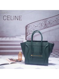 CELINE MICRO LUGGAGE HANDBAG IN LAMINATED LAMBSKIN 167793-8 JH05894Fl77