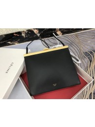 CELINE MINI CLASP BAG IN SMOOTH CALFSKIN 181053 BLACK JH06066Js15
