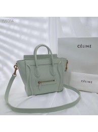 CELINE NANO LUGGAGE BAG IN LAMINATED LAMBSKIN 189244-19 JH05906GL26