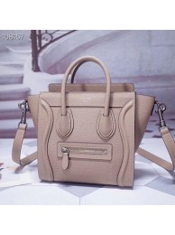 CELINE NANO LUGGAGE BAG IN LAMINATED LAMBSKIN 189244-2 JH05923HE62
