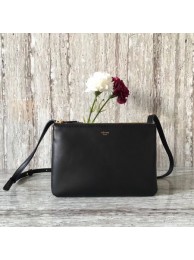 Celine Original Leather mini Shoulder Bag 55420 black JH06228Sy67