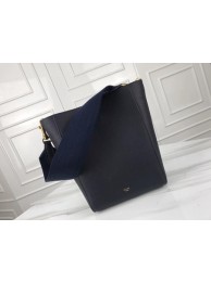 Celine Seau Sangle Original Calfskin Leather Shoulder Bag 3370 Royal Blue JH06128rt58
