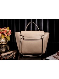 Celine Small Belt Bag Original Litchi Leather 3346 Light Khaki JH06353sj48