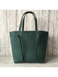 CELINE SMALL CABAS PHANTOM IN SOFT GRAINED CALFSKIN 17602 green JH06026MT15