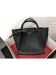 Celine the big bag calf leather Tote Bag A183313 Black JH06171cj58
