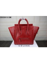 Celine winter best-selling model crocodile 3308 red JH06447Qt35