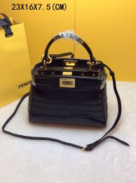Cheap 2015 Fendi new model crocodile 520885 black JH08806jb44