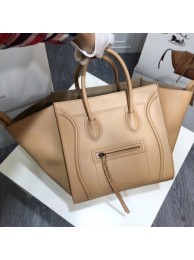 Cheap Celine LUGGAGE PHANTOM Tote Bag A3372 Apricot JH06287KK24