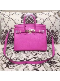 Cheap Hermes Birkin H25 litchi grain rose JH01777YU36