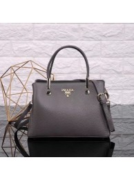 Cheap Prada Calfskin Leather Tote Bag 0902 grey JH05658Ky58