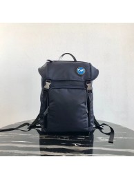 Cheap Prada Re-Nylon backpack 2VZ135 black&blue JH05087YU36