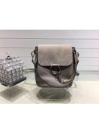 Chloe Faye original suede leather Backpack C4756 grey JH08908Vo37