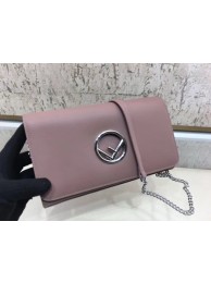 Copy 1:1 Fendi KANI original Calf leather Shoulder Bag 3326 pink JH08741GO58