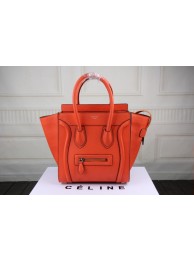 Copy 2015 Celine classic litchi grain 3308-1 orange JH06395Ep86