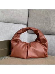Copy Bottega Veneta Sheepskin Original Leather 610524 brown JH09287Xq19