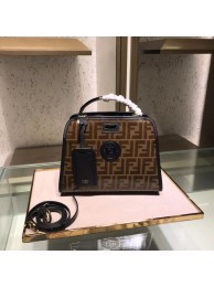 Copy Fendi MINI PEEKABOO Handbag python 8BN244M JH08625RZ88