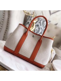 Copy Hermes Garden Party 36cm Tote Bags Original Leather H3698 Orange JH01315Ep86