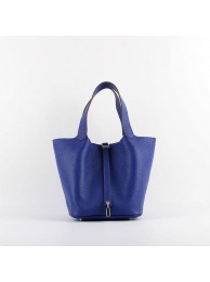 Copy Hermes Picotin 22cm Bags togo Leather 8616 brilliant blue JH01852cS18