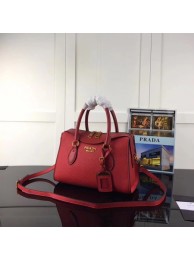 Copy Prada Calf leather Tote Bag 1BH093 red JH05675RZ88