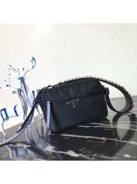 Copy Prada Technical shoulder bag 1BC167 blue JH05692Ea94
