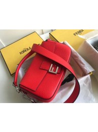 Designer Fake Fendi BAGUETTE Shoulder Bag 8BR600 red JH08569TP23