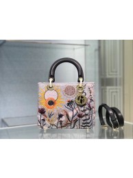 DIOR TOTE EMBROIDERED CANVAS BAG CA0111-1 JH06938fN93