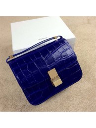 Fake 1:1 2015 Crline fashion classic retro alligator 11042 blue JH06443qF80