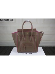 Fake 2015 Celine top quality 3308-1 khaki&purple JH06467SY47