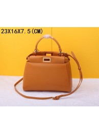 Fake 2015 Fendi new model original sheepskin 520885 light coffee JH08797Qo74
