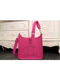 Fake Best Hermes evelyne hot style original leather H1188 rose JH01742zZ68