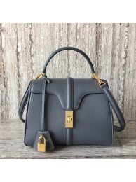 Fake CELINE SMALL 16 BAG IN SATINATED CALFSKIN 188003 GREY JH06009GM41