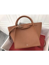 Fake Celine the big bag calf leather Tote Bag 183313 apricot JH06169El40