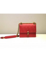 Fake Copy Fendi KAN I SMALL Multicolor fabric mini-bag 8BT0381 red JH08590Mv33