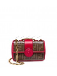 Fake Copy Fendi WALLET ON CHAIN 8HF836 RED JH08665UW33