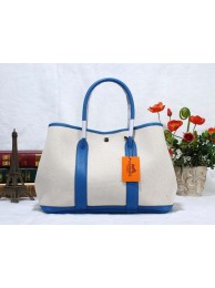 Fake Copy Hermes Garden Party waterproof fabric PD36 blue JH01815UW33