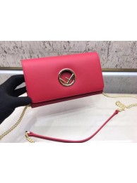 Fake Fendi KANI original Calf leather Shoulder Bag 3326 red JH08739jp38
