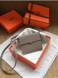 Fake Hermes Clutch Epsom calfskin H0589 grey JH01457TR19