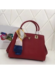 Fake Prada Calf leather bag 2024 red JH05419GM41