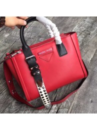 Fake Prada Original cowhide CONCEPT tote bag 1BA175 red JH05579El40
