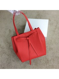 Fake Replica 2015 Celine new model litchi grain shopping bag 2208 red JH06425Ml87