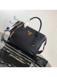 Fake Replica Prada Calf leather bag 1BA157 black JH05447cN57