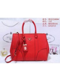 Fashion 2015 Prada new model original leather 2830 red JH05730Rn14