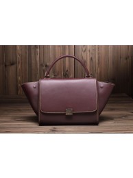 Fashion Celine winter best-selling model original leather 3342 burgundy JH06455NC66