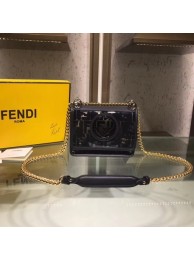 Fashion Fendi KAN I F SMALLPU tote bag 8BT286A7T black JH08579fa20