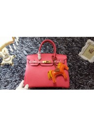 Fashion Hermes Birkin 30CM tote bags litchi leather H30 pink JH01729fa20